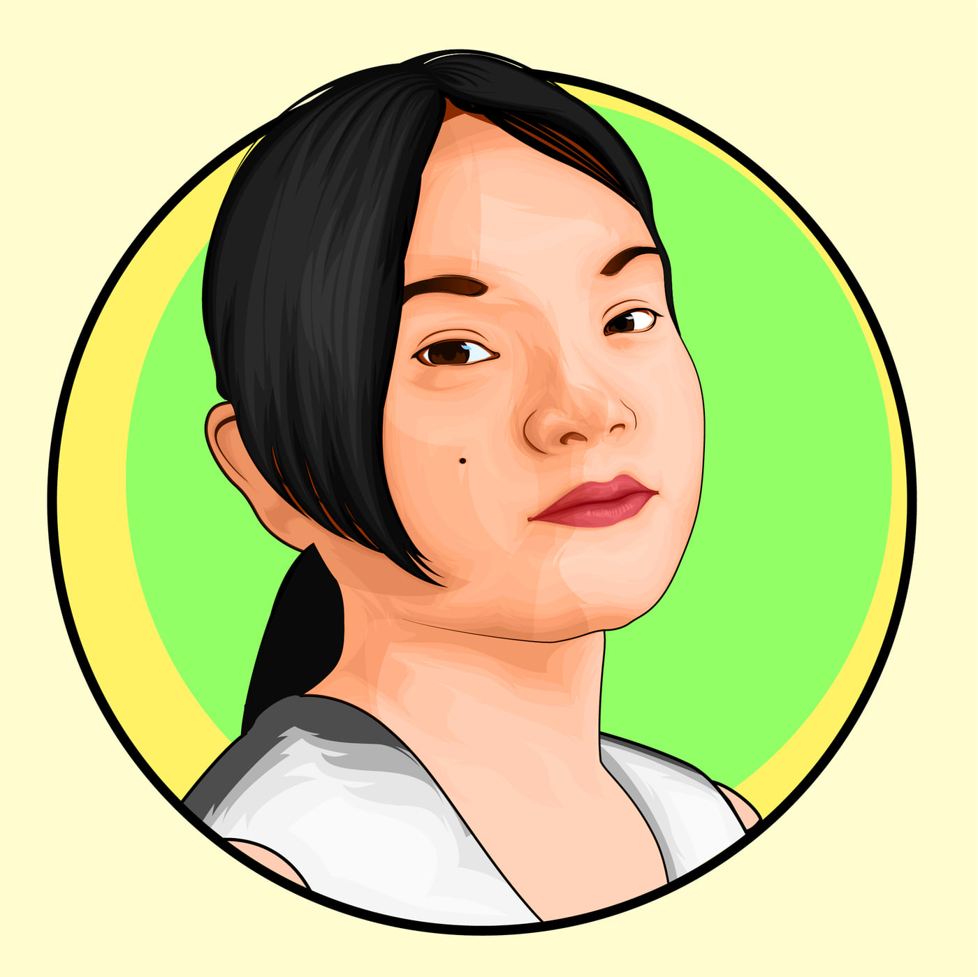 Hand-drawn vector portrait of Edden